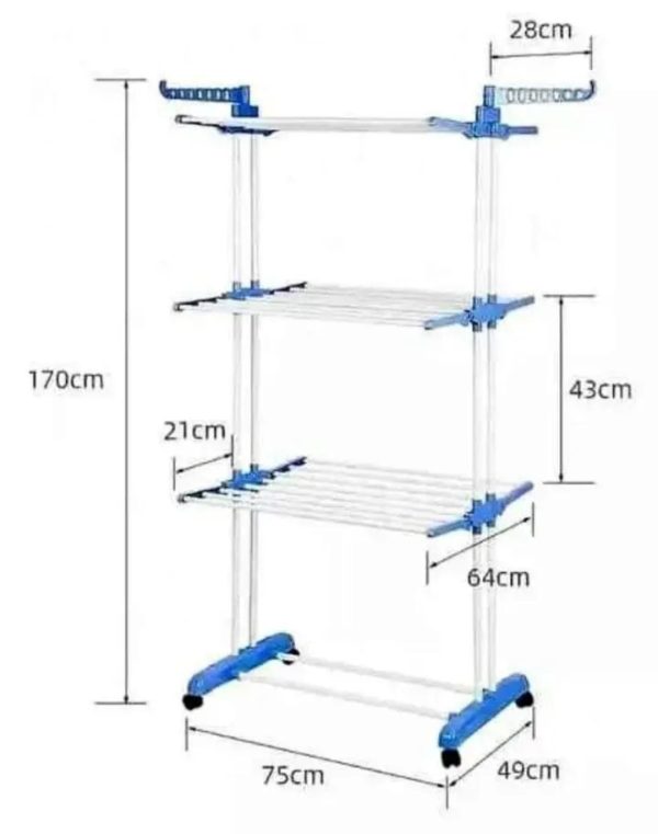 TENDEDERO DE ROPA PLEGABLE - Imagen 3