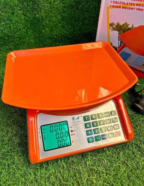 BALANZA CON BANDEJA DE PLASTICO