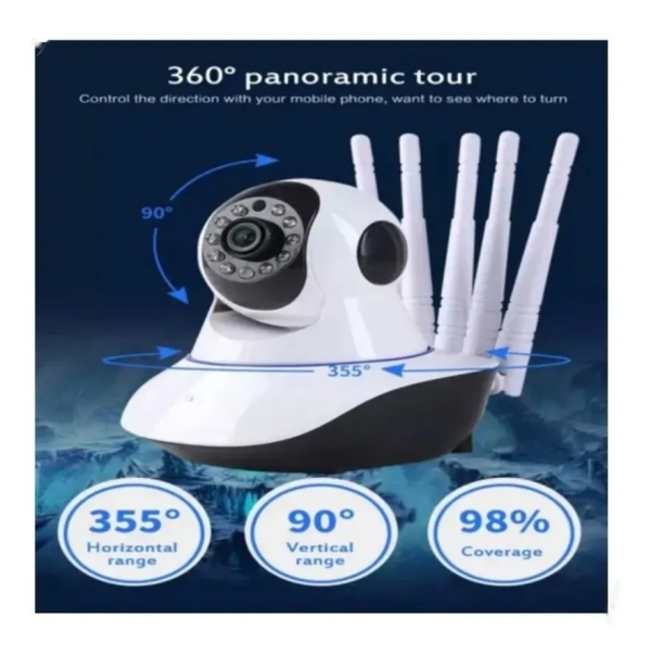 CAMARA WIFI 5 ANTENAS - Imagen 4
