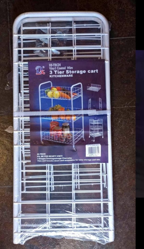CARRITO VERDURERO DE 3 NIVELES - Imagen 5