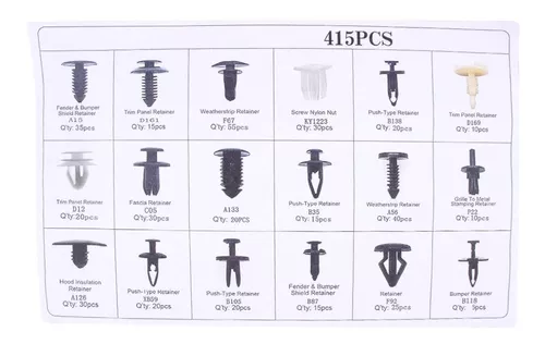 CAJA 415 CLIPS BROCHE RETENCIÓN LATA PLÁSTICO - Imagen 4