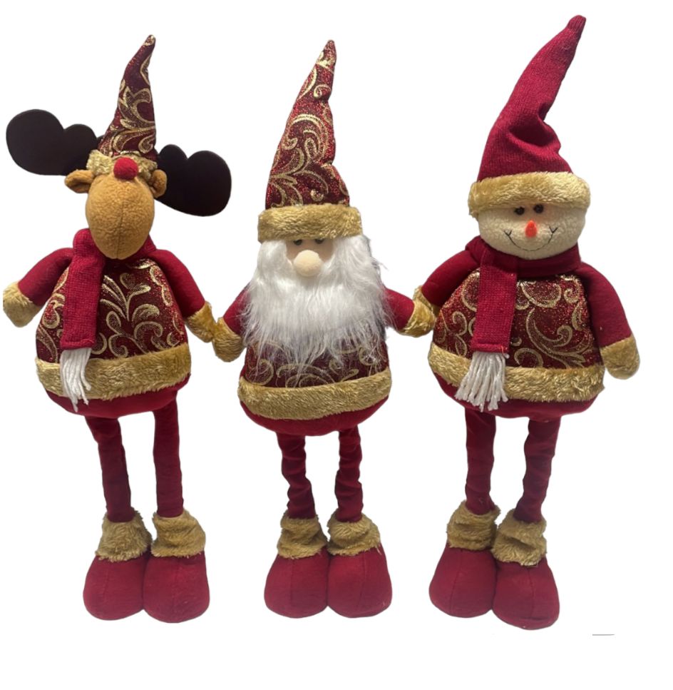 SET DE 3 VIEJOS PASCUEROS PATAS LARGA DORADO