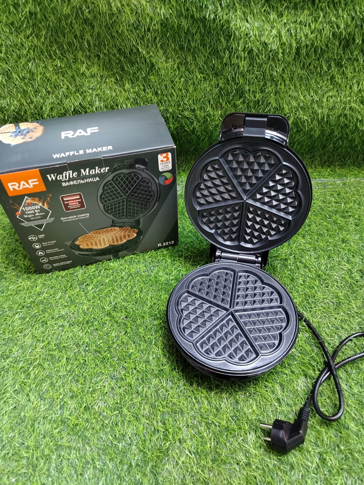 WAFLERA ELECTRICA RAF DE 1000WATTS MODELO HG 2212 - Imagen 2