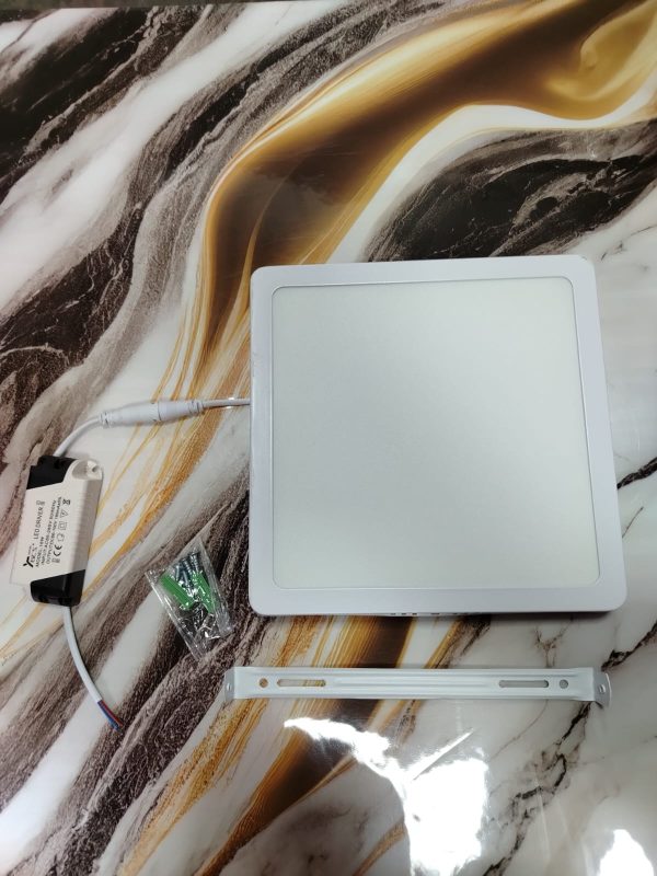FOCO LED PANEL SOBREPUESTO CUADRADO DE 18w - Imagen 2