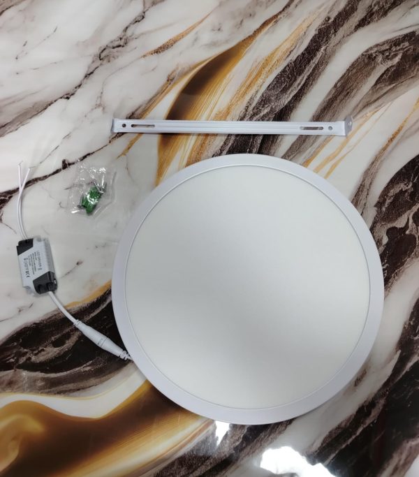 FOCO LED PANEL SOBREPUESTO REDONDO 24w Luz Fria - Imagen 2