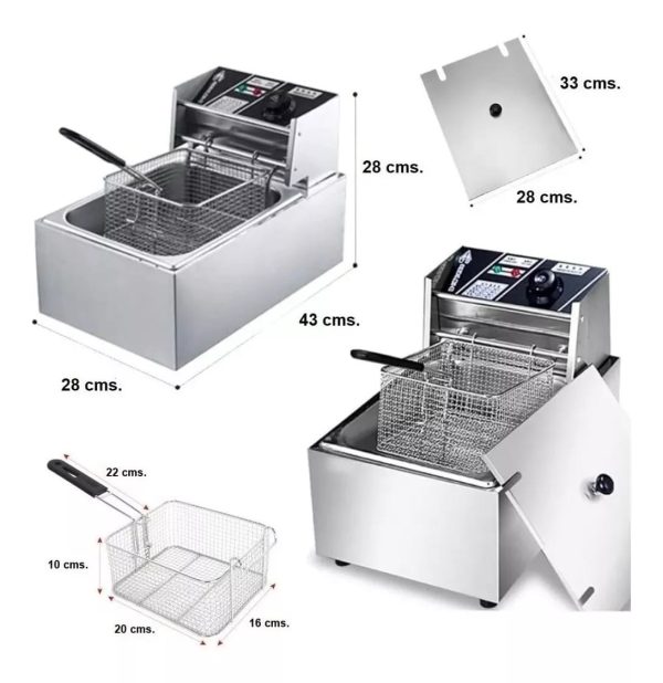 FREIDORA ELECTRICA 6,5 Lt. - Imagen 2