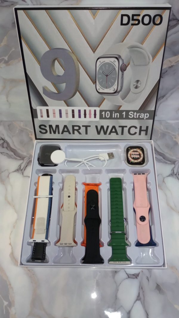 RELOJ SMART WATCH 10 EN 1 D500