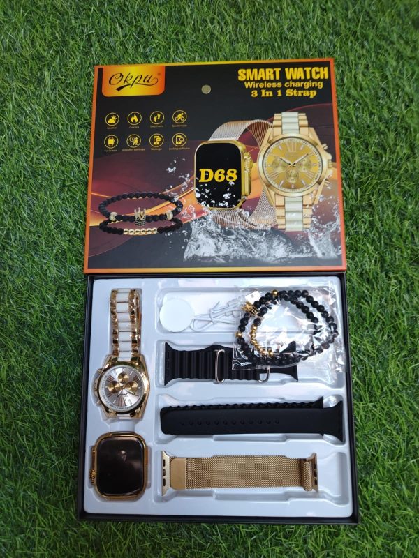 RELOJ SMART WATCH 3en1 D68 - Imagen 3
