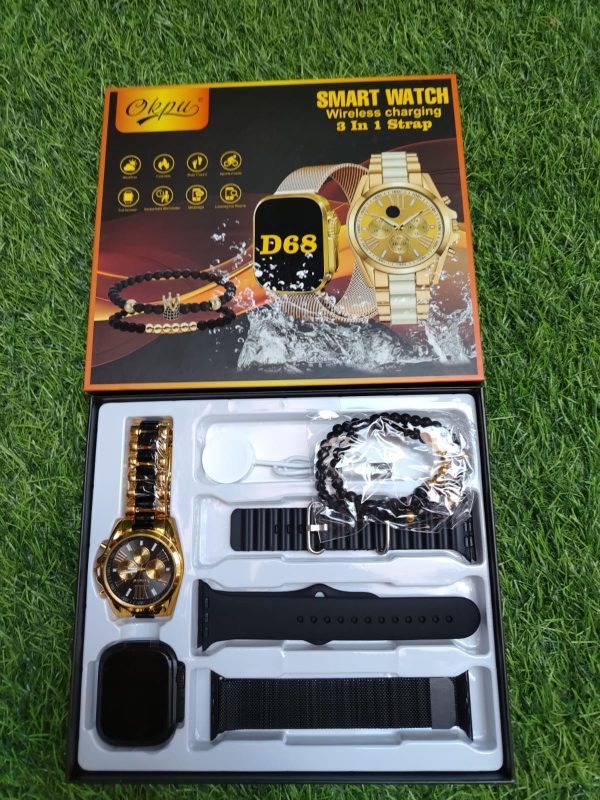 RELOJ SMART WATCH 3en1 D68 - Imagen 2