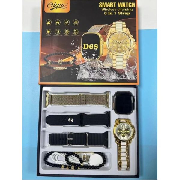 RELOJ SMART WATCH 3en1 D68