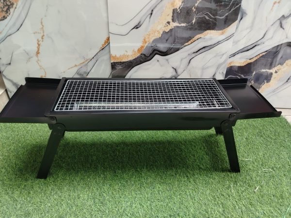 ASADOR PARRILLA PORTATIL PLEGABLE CARBON - Imagen 2