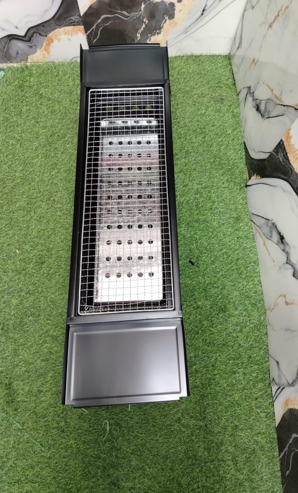 ASADOR PARRILLA PORTATIL PLEGABLE CARBON - Imagen 6