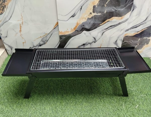 ASADOR PARRILLA PORTATIL PLEGABLE CARBON - Imagen 4