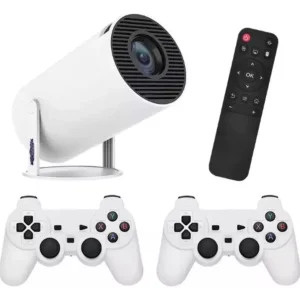 Proyector De Video + 2 Controles Y Video Juegos 4k Hd Retro