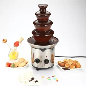 Cascada Fuente Chocolate 4 Niveles Acero Inoxidable