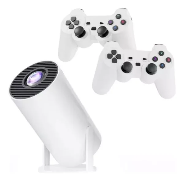Proyector De Video + 2 Controles Y Video Juegos 4k Hd Retro - Imagen 2