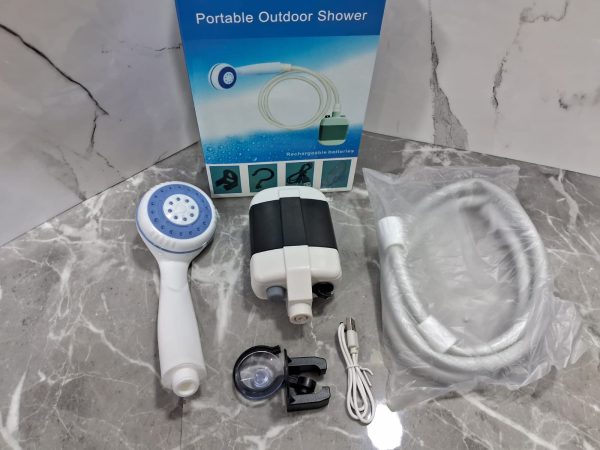 DUCHA PORTATIL RECARGABLE  BOMBA  REGADERA - Imagen 2