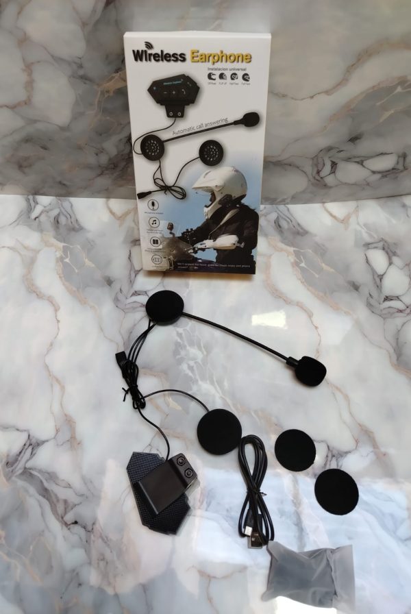 AUDIFONOS PARA CASCO DE MOTO LLAMADA MP3 - Imagen 2