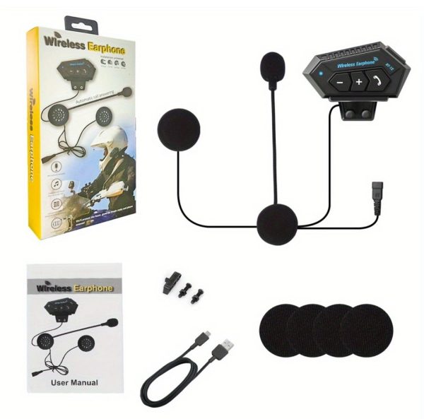 AUDIFONOS PARA CASCO DE MOTO LLAMADA MP3
