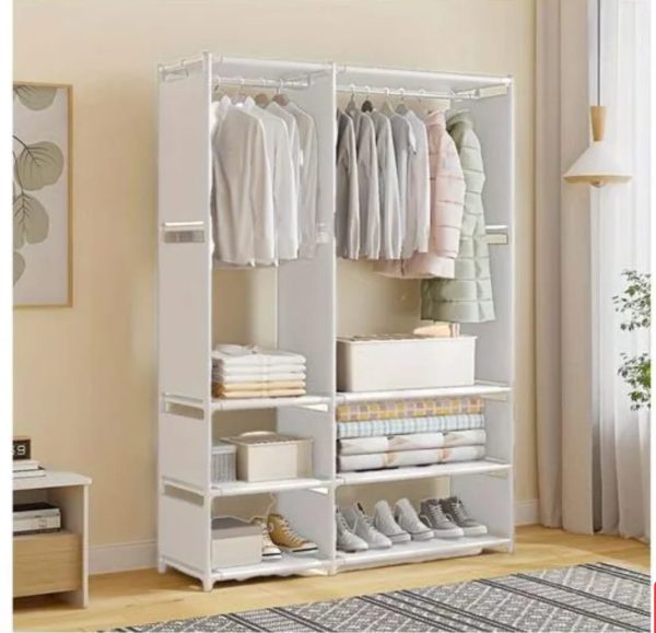 Closet Organizador Armable De Tela 2 Cuerpo - Imagen 2