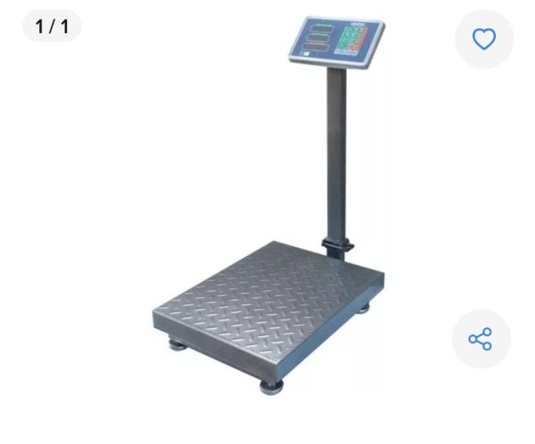 BALANZA ROMANA PESA DIGITAL 150KG TIPO PLATAFORMA