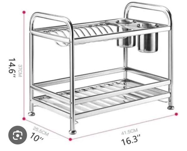 RACK ESCURRIDOR DE PLATOS ACERO INOXIDABLE - Imagen 4