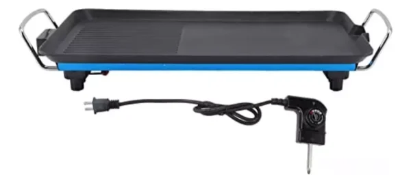 PLANCHA PARRILLERA ELECTRICA ANTIADHERENTE CHURRASQUERA - Imagen 2