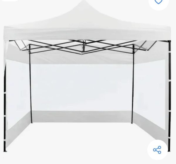 LATERAL PARA TOLDO TRASPARENTE IMPERMEABLE 3X3 - Imagen 4