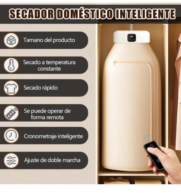 SECADOR DE ROPA PORTATIL INTELIGENTE - Imagen 2