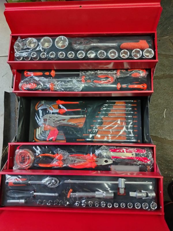 CAJA  HERRAMIENTAS 85 PIEZAS 5 NIVELES - Imagen 4