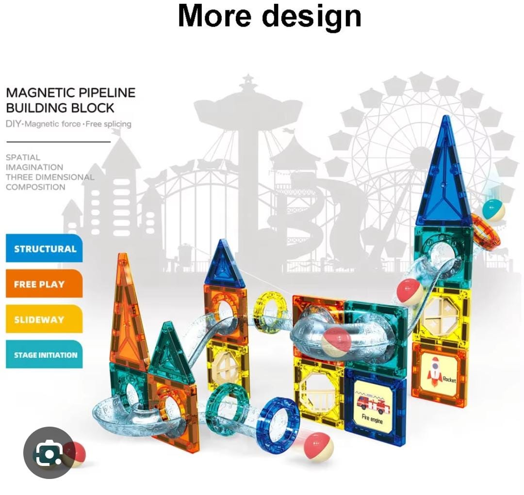 JUEGO DE BLOQUES CO CONSTRUCCIN MAGNETICO DE 42 PIEZAS - Imagen 2