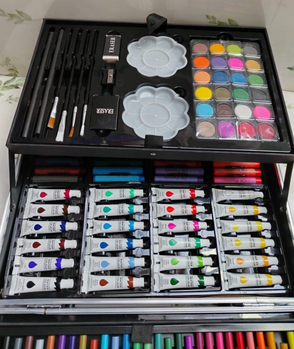 MALETA CON SET DE ARTE DE 145 PIEZAS - Imagen 7