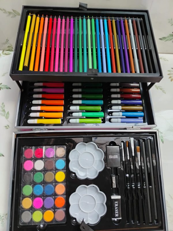 MALETA CON SET DE ARTE DE 145 PIEZAS - Imagen 6
