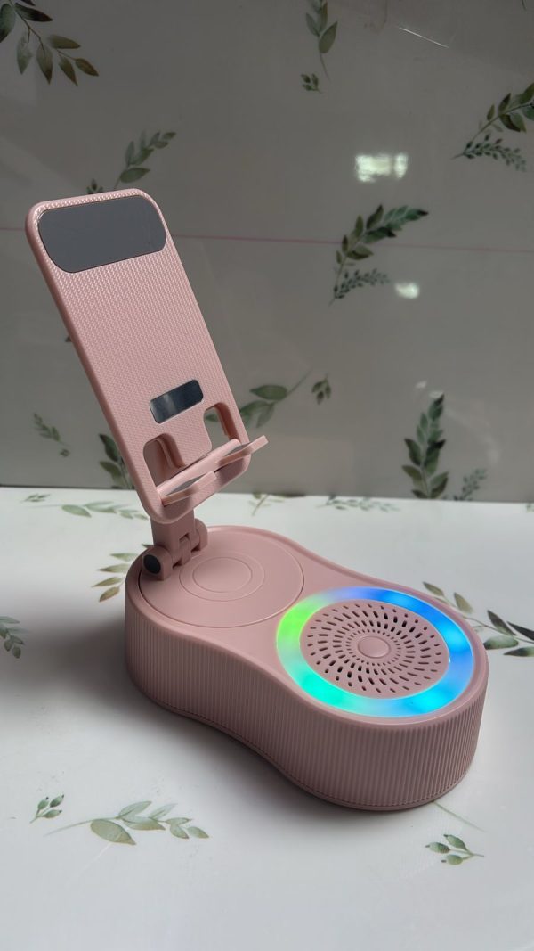 SOPORTE DE MESA PARA TELEFONO CON PARLANTE