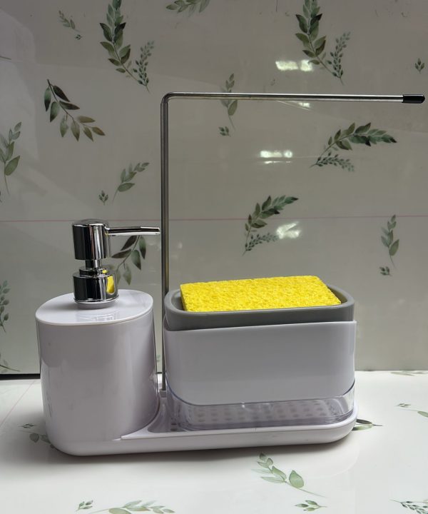 DISPENSADOR DE JABON 2 EN 1
