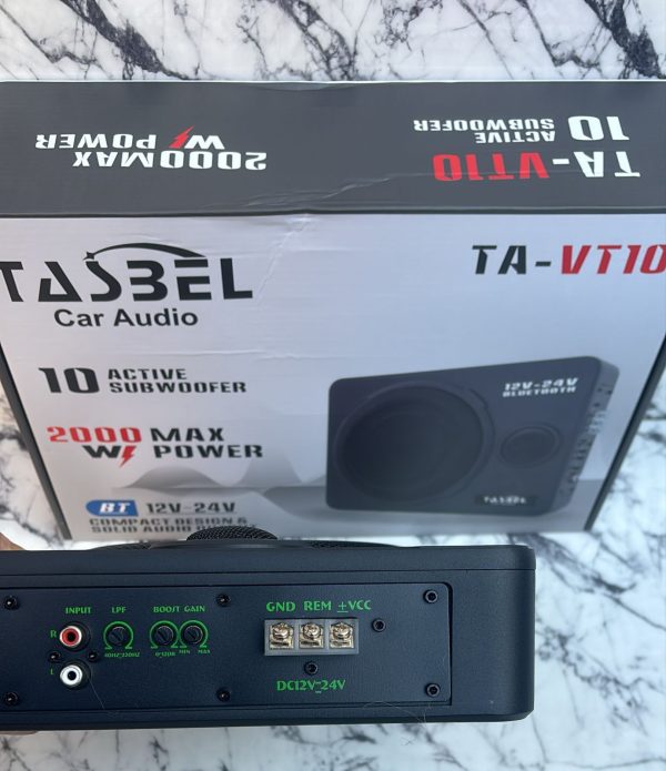 SUBWOOFER 10 PULGADAS 2000W RECTANGULAR TASBEL  TA _VT10 - Imagen 2