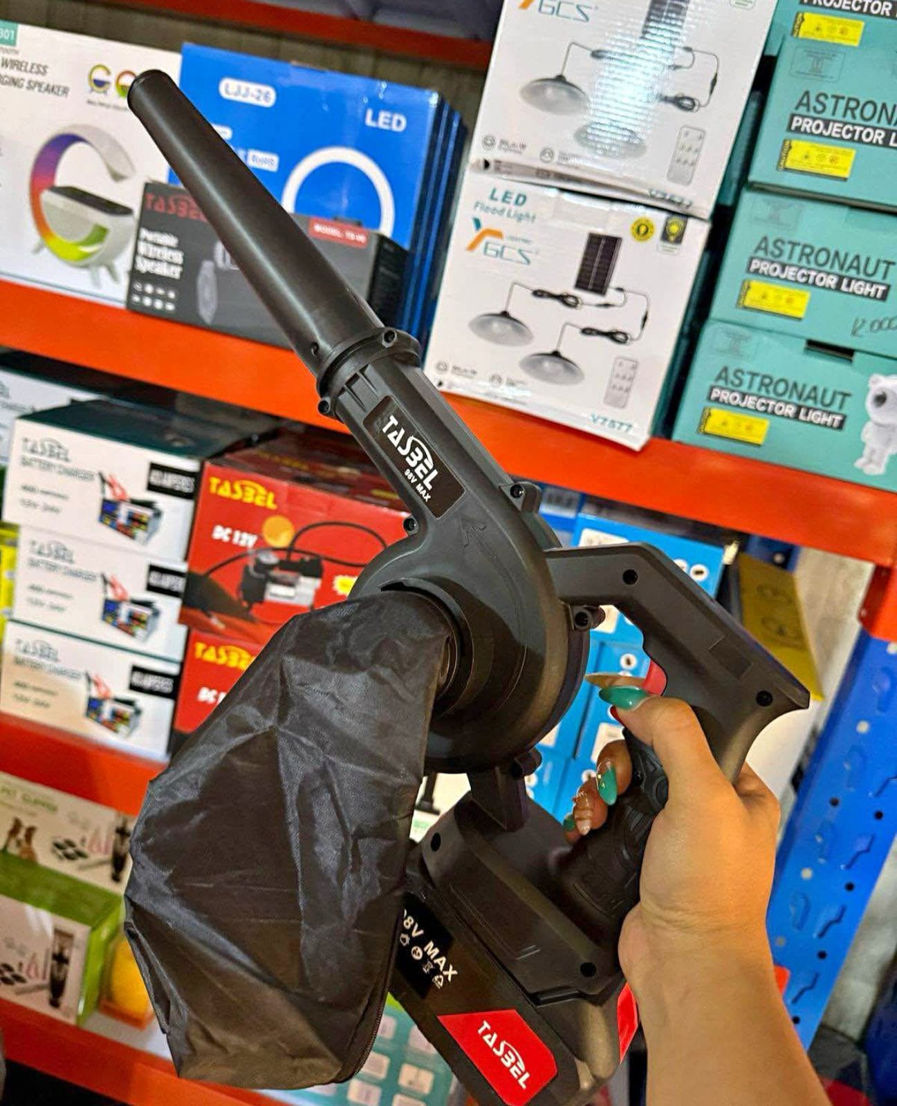 SOPLADOR INALAMBICO 2 BATERIAS 98V TASBEL - Imagen 8