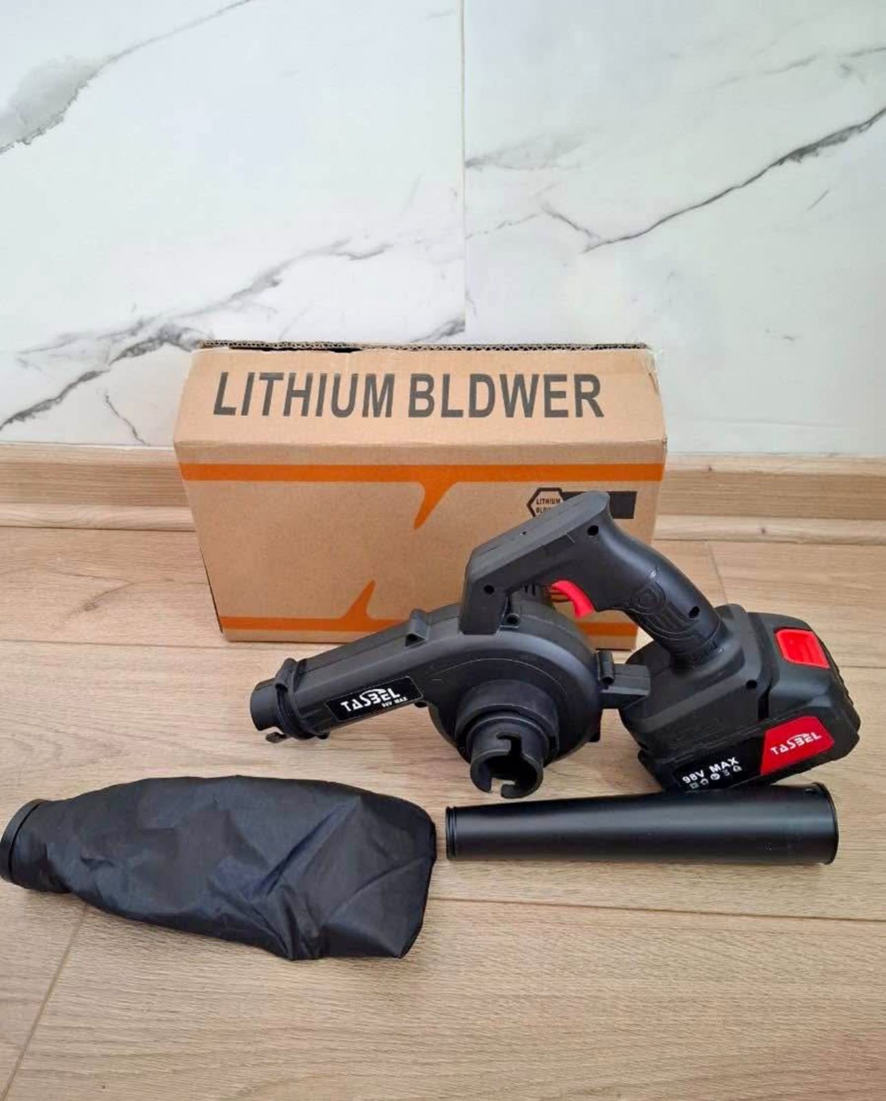 SOPLADOR INALAMBICO 2 BATERIAS 98V TASBEL - Imagen 3