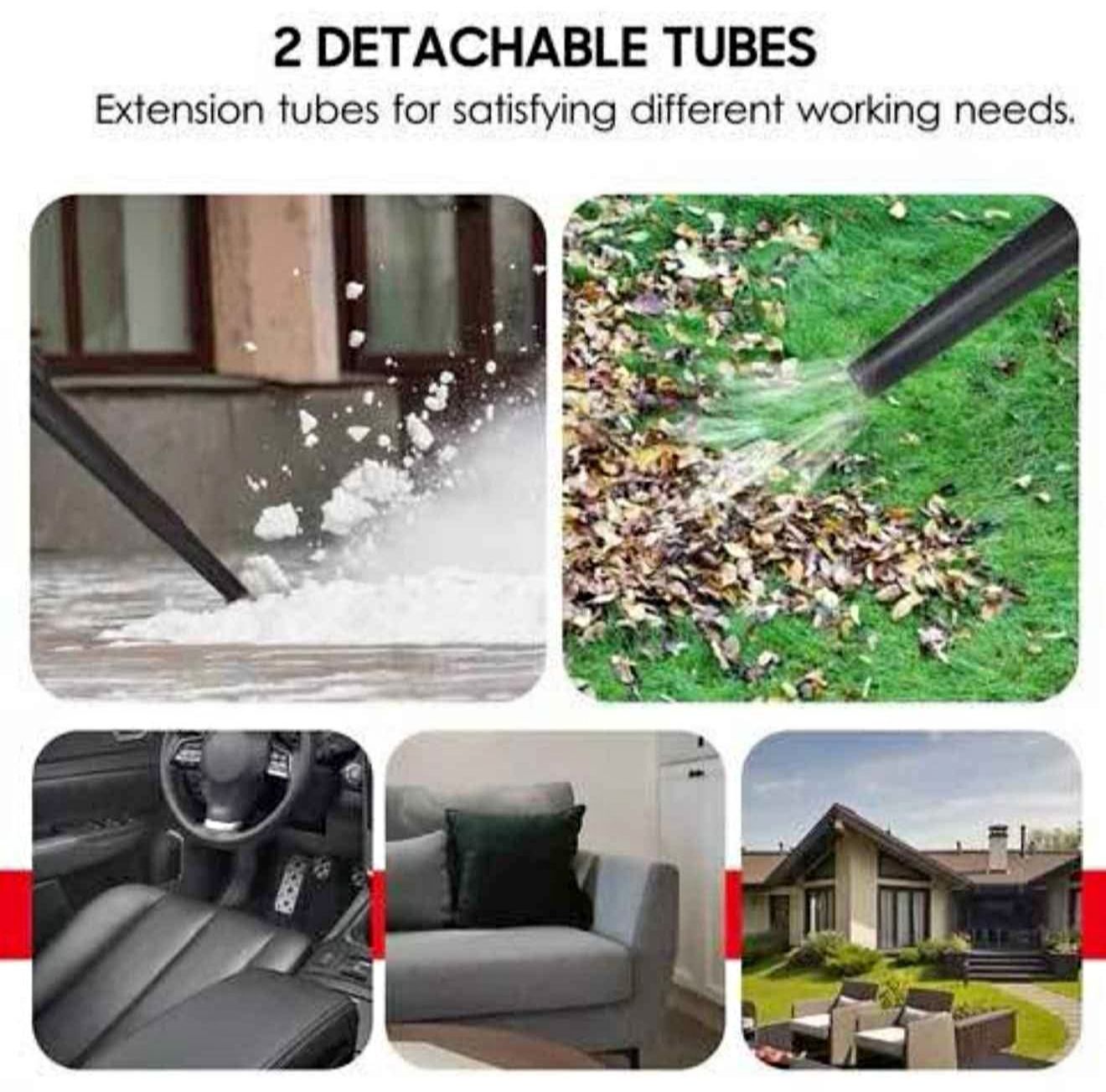 SOPLADOR INALAMBICO 2 BATERIAS 98V TASBEL - Imagen 6