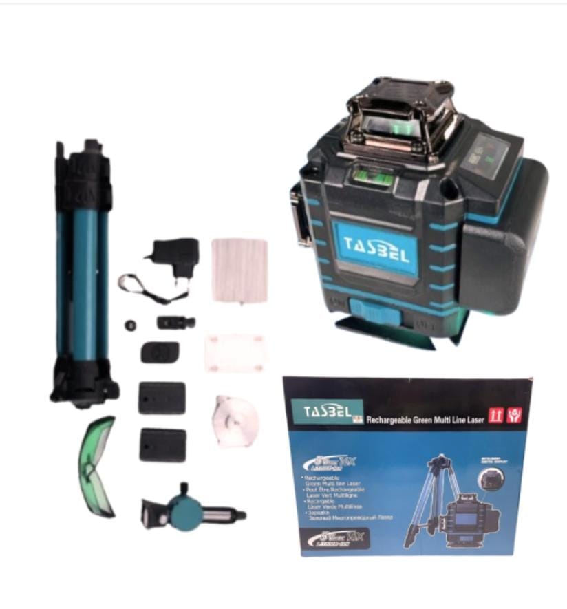 NIVEL LASER DE 16 LINEAS CON TRIPODE TASBEL INALAMBRICO - Imagen 4
