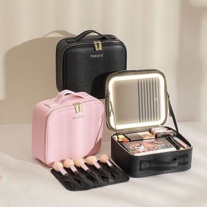 COSMETIQUERO CON ESPEJO LED