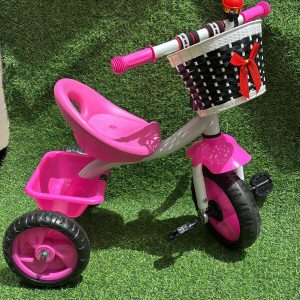 TRICICLO CON PEDALES Y CESTA PARA NIÑ@S