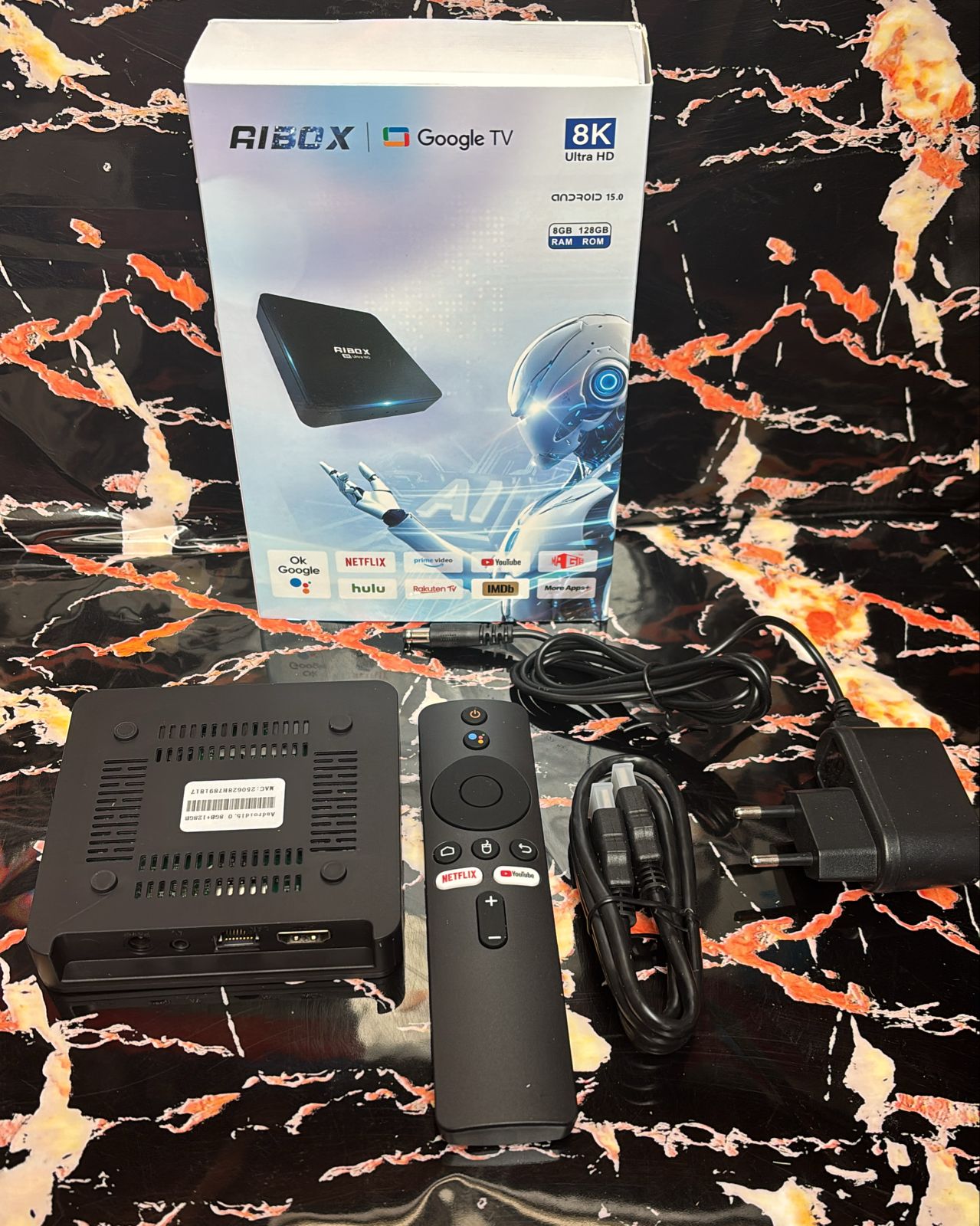 TV BOX AIBOX 8K ULTRA HD 8GB RAM 128 GB ROM
