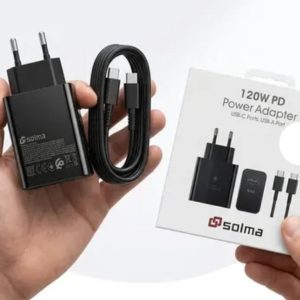 CARGADOR   TRAVEL   45W   PD ADAPTER  USB -C          MARCA SOLMA
