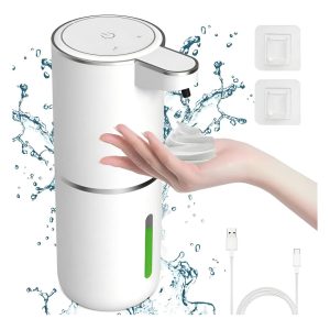 DISPENSADOR AUTOMATICO DE JABON LIQUIDO RECARGABLE